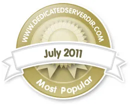 Dedicated Hosting Directory UK award badge, 2011