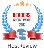 Top 10 Readers' Choice award badge, 2017