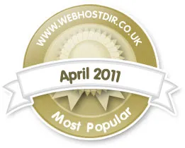 Web Hosting Directory UK award badge, 2011