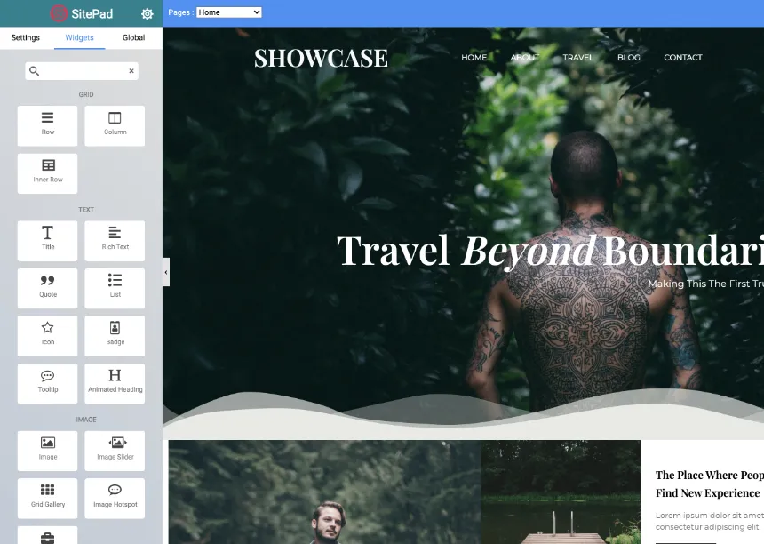 SitePad Website Builder for DirectAdmin